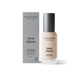 Mádara Skin Equal Soft Glow Foundation -Kuulas Meikkivoide Porcelain 10