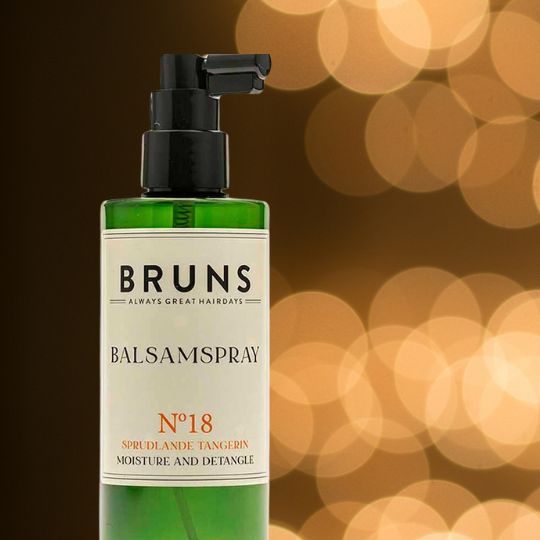 Vuoden paras hiustuote 2024 Bruns Products NR18 Exciting Tangerine Balsamspray -mandariini hoitoainesuihke